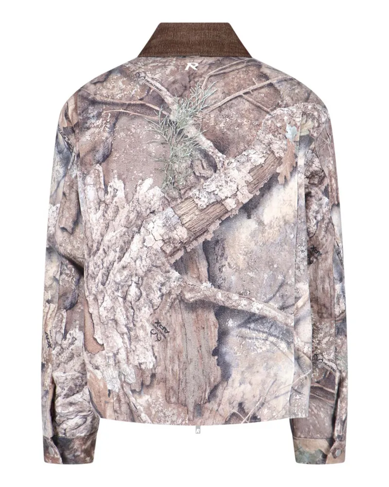 REPRESENT Men's Jacket Tracker Camo Green Cotton Brown