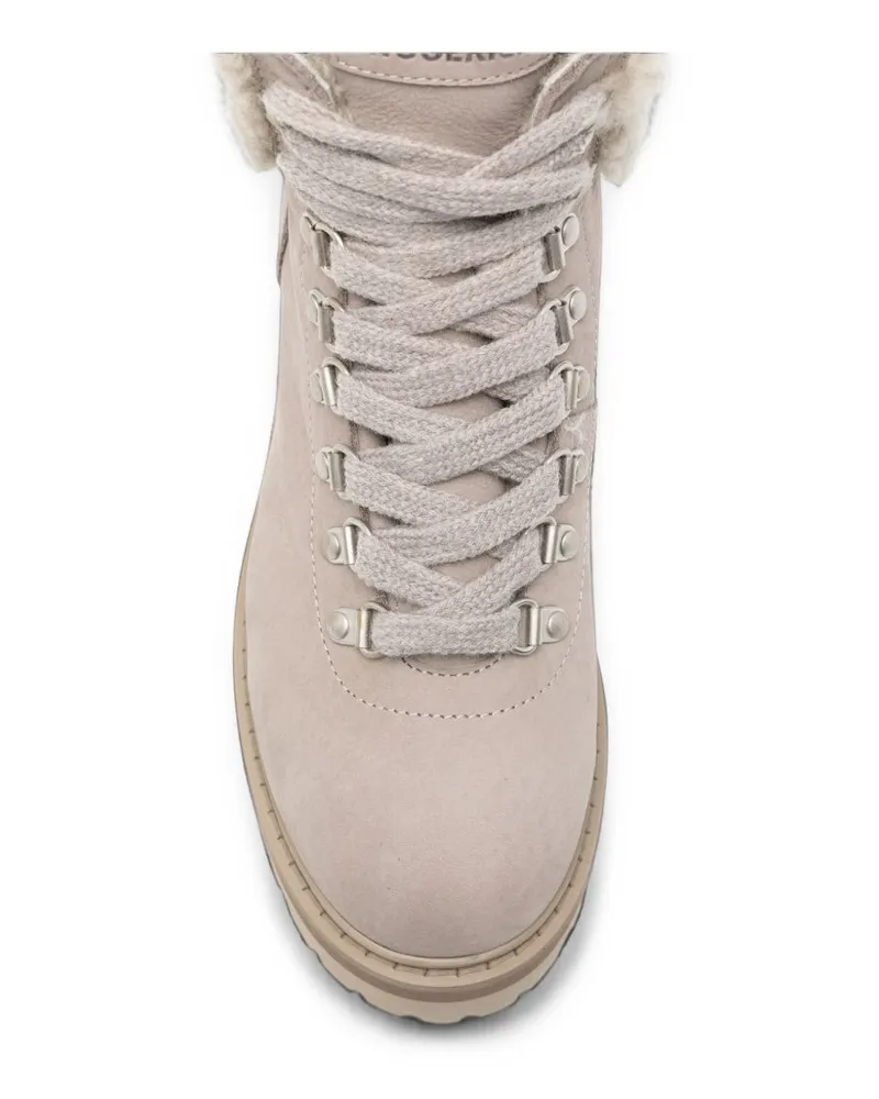 Woolrich Shearling-Lined Boot — Beige Beige