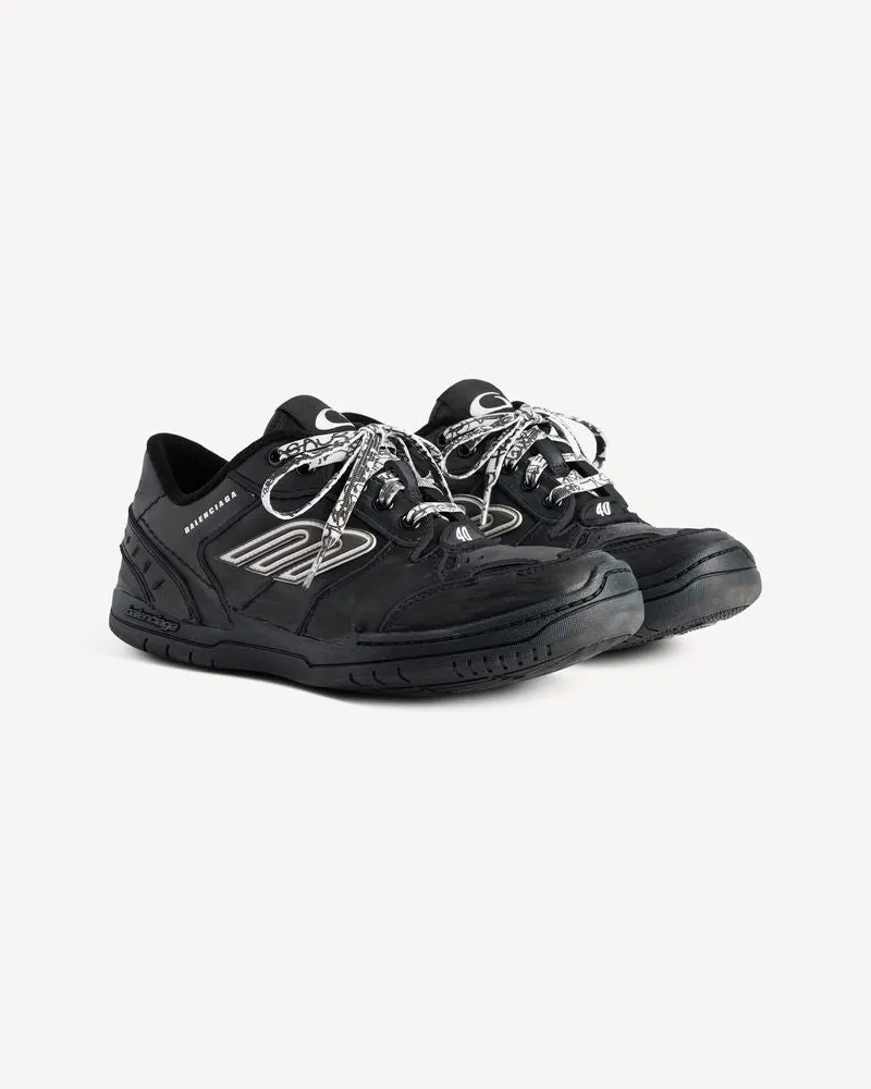 Balenciaga Basket Bal H26 Sneaker — Black Black