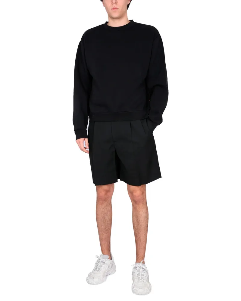 Acne Studios Cotton Sweatshirt — Black Black