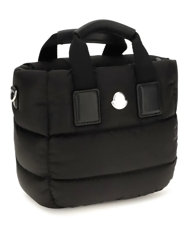 Moncler Women's Caradoc Mini Handbag Black Nylon Shoulder Bags Black
