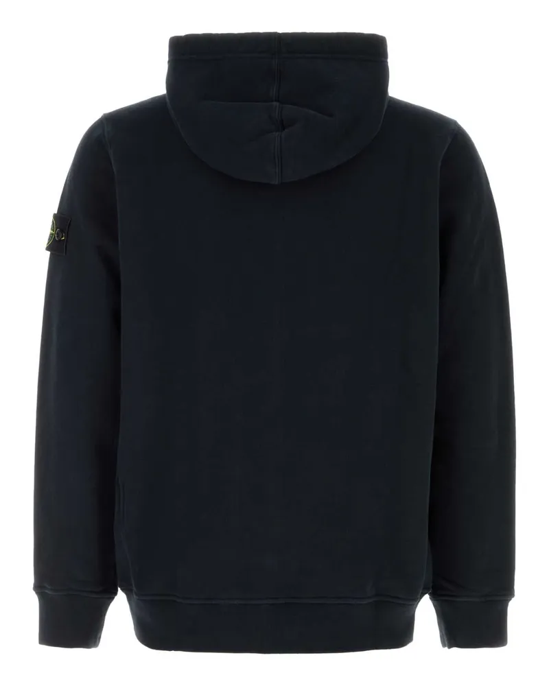 Stone Island Navyblue Exterior: Cotton Felpe Sweater Navy