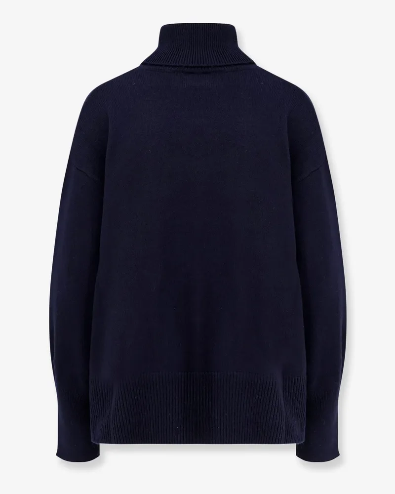 Axel Arigato Women's Wool Blend Turtleneck Sweater Blue Polyamide Navy