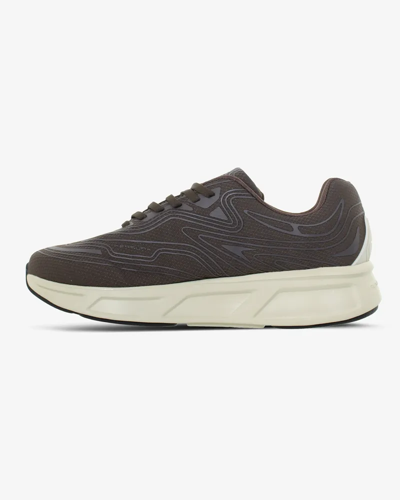 Fessura Women's Italia Eva Sole With Memory Foam Sneaker Brown Mesh Synthetic Upper Brown