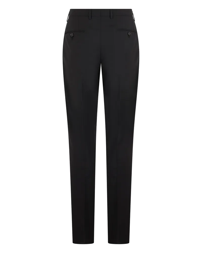 Dolce & Gabbana Men's Wool Trousers Black Black