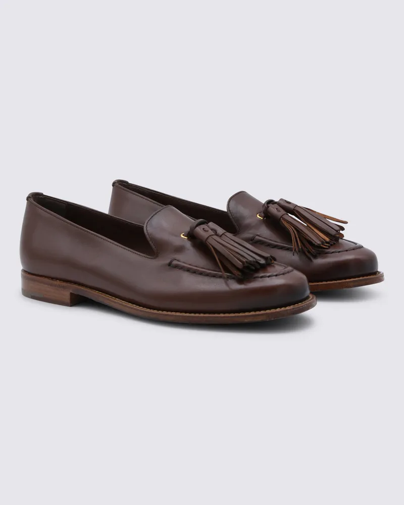 Church's Women's Flat Shoes Cognac _coverle Solele Brown