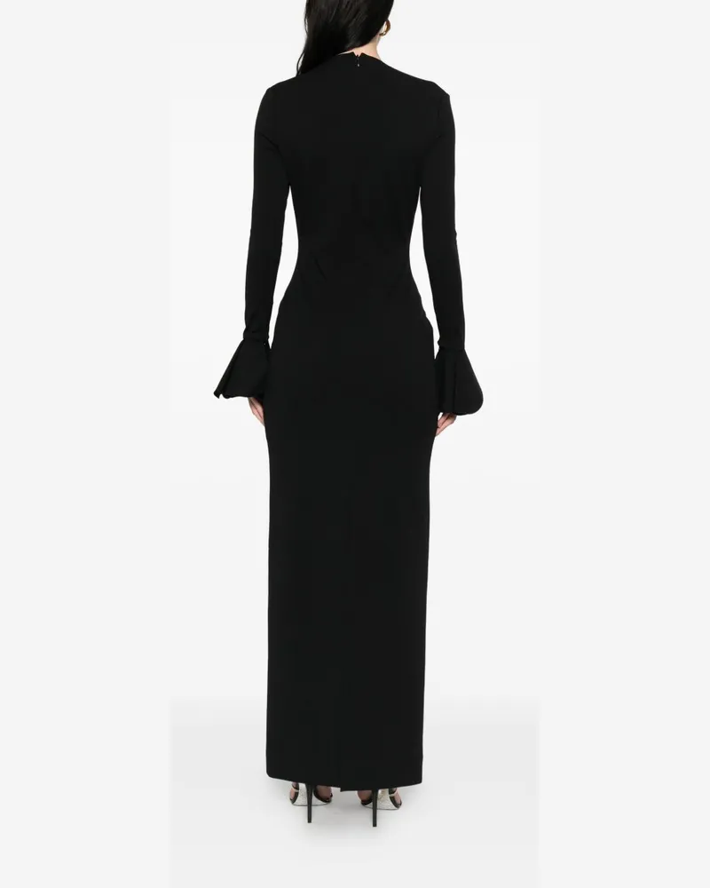 Solace London Hutton Dress — Black Black