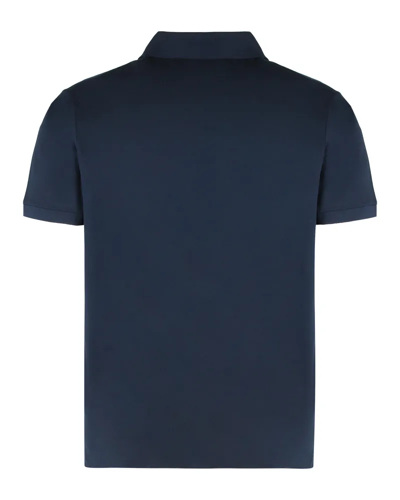 Paul & Shark Men's Cotton Piqué Polo Shirt Blue T-shirts And Polos Blue