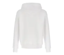 Rubberized Logo Hoodie — White
