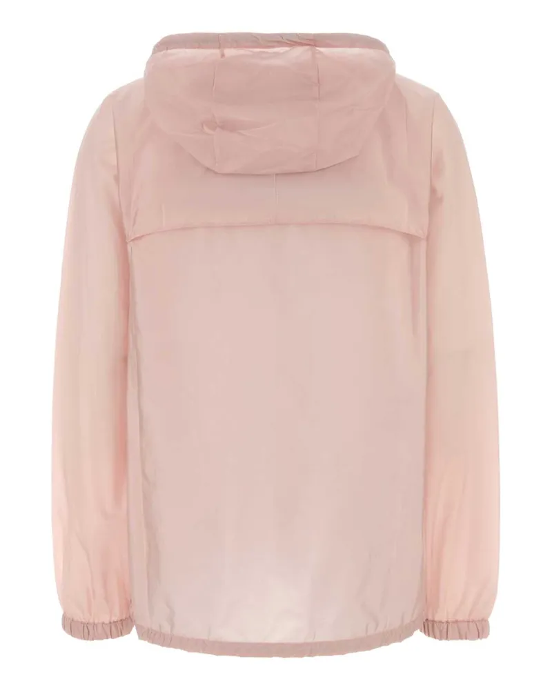Prada Women's Pink Re-Nylon K-Way Alabastro Exterior. Giubbini Jacket Pink