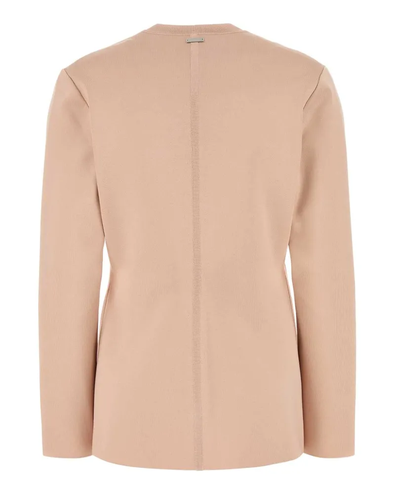 Ferragamo Women's Pink Stretch Viscose Blend Cardigan Ballet Maglieria Sweater Pink