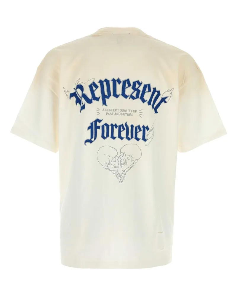 REPRESENT Men's Duality T-Shirt White Cotton White