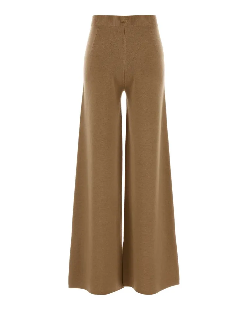 Max Mara Women's Camel Wool Blend Judy Pant Cammello Exterior: Cashmere Pantaloni Trousers Beige