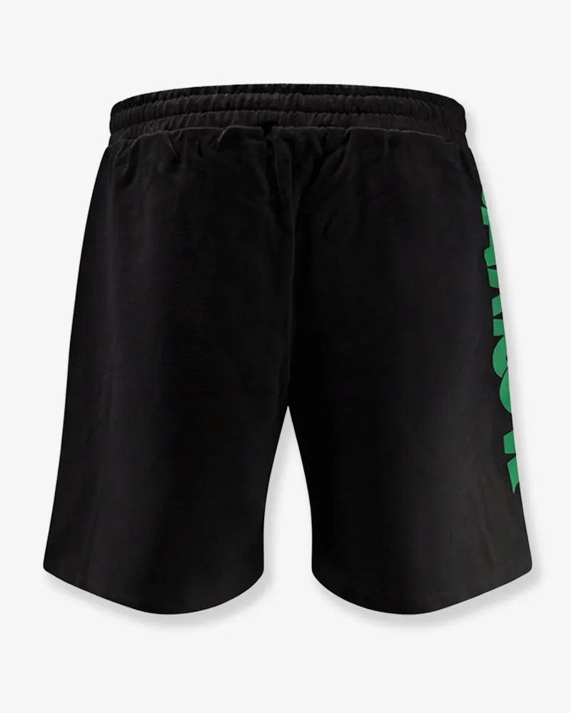 BARROW Men's Elastic Waist Cotton Bermuda Shorts Black Black