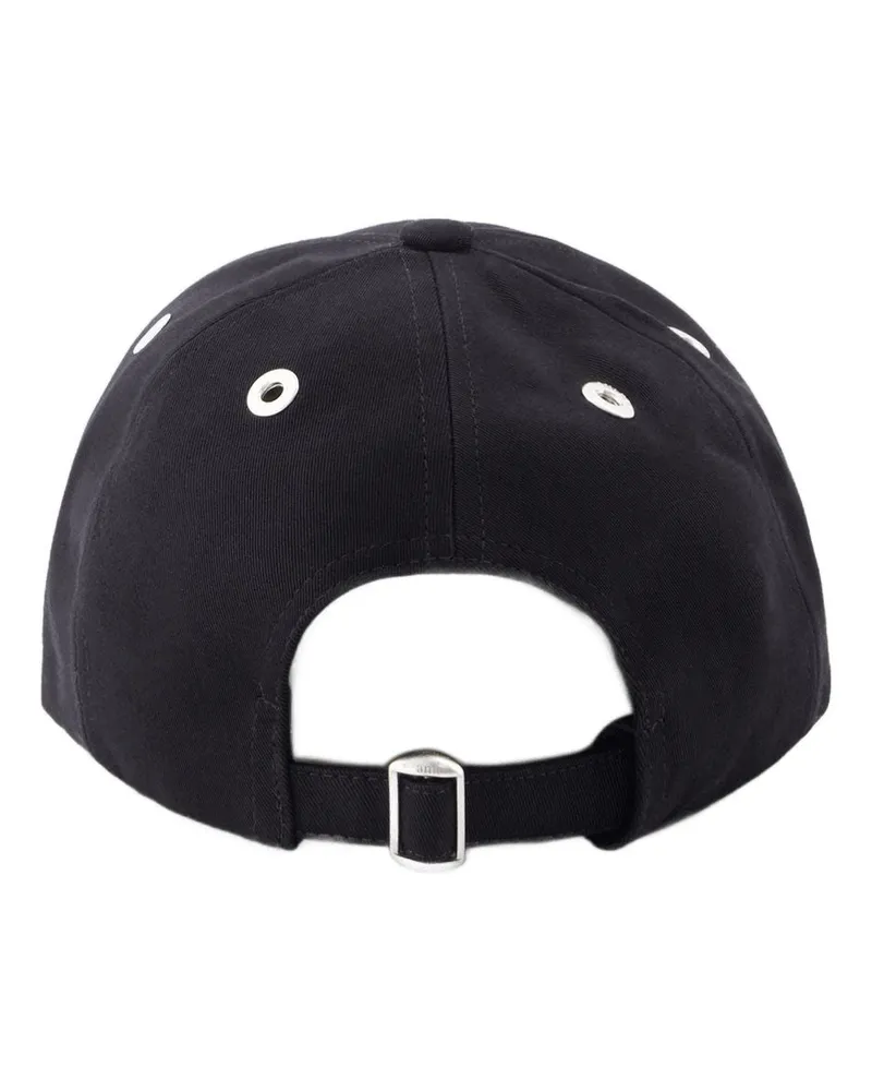 AMI Paris BFUCP006.AW0041-001 Cotton Baseball Cap — Black Black