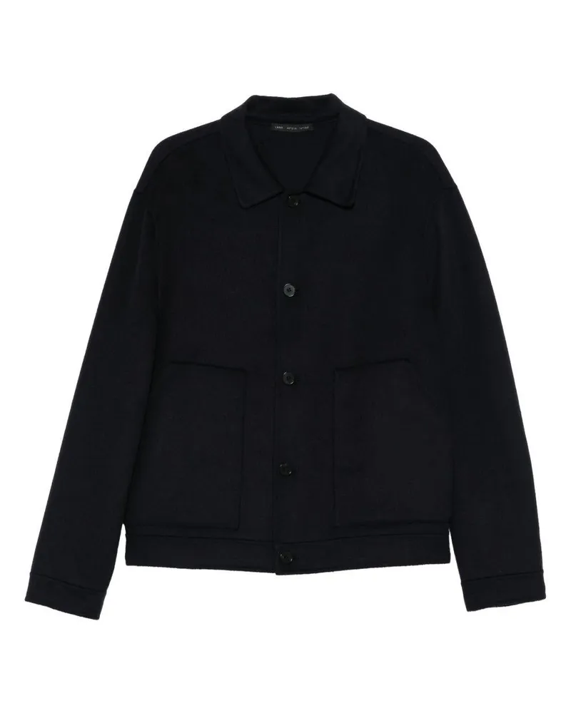 Low Brand Men's Wool Jacket Blue Blue