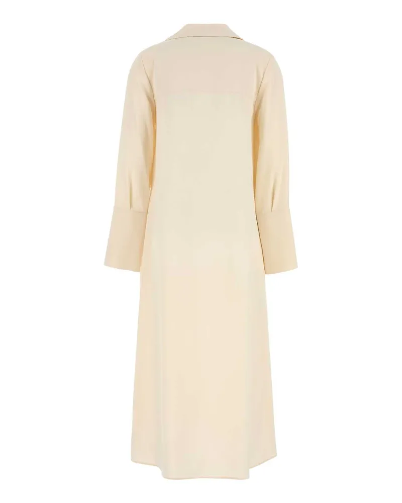 Max Mara 2521226018600 036 Bianco Avorio Exterior: Silk Elastane Abiti Dress Beige