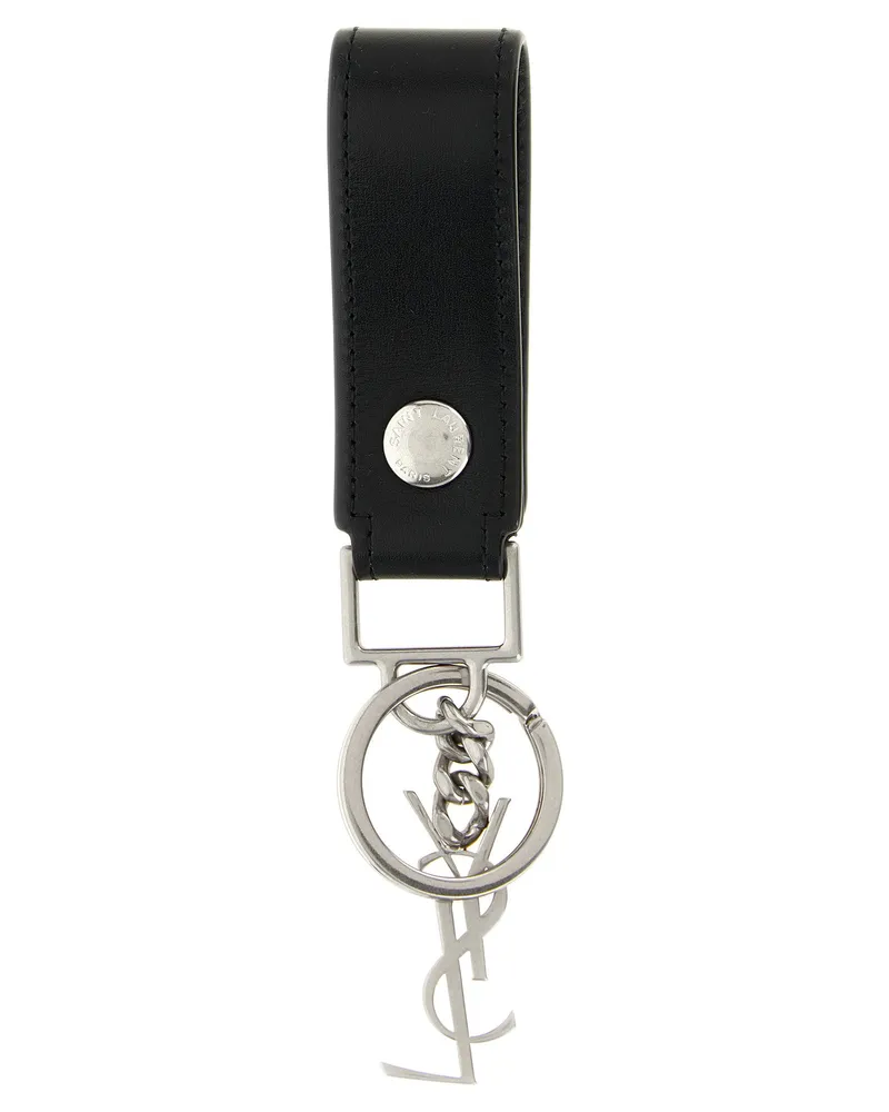 Saint Laurent Key Case — Black Black