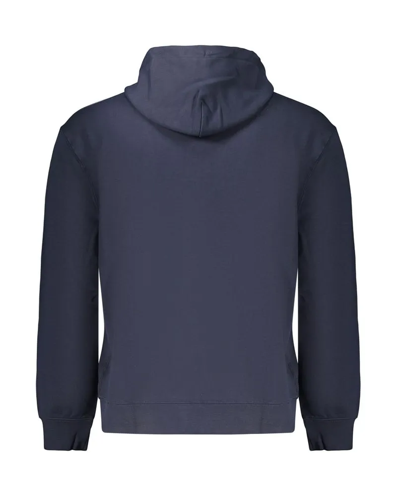 Calvin Klein Embroidered Logo Hoodie — Blue Blue