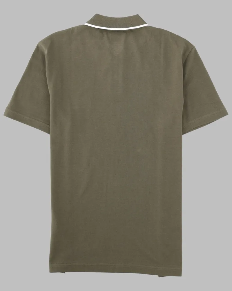 HUGO BOSS Logo-Embroidered Cotton Polo Shirt — Green Green