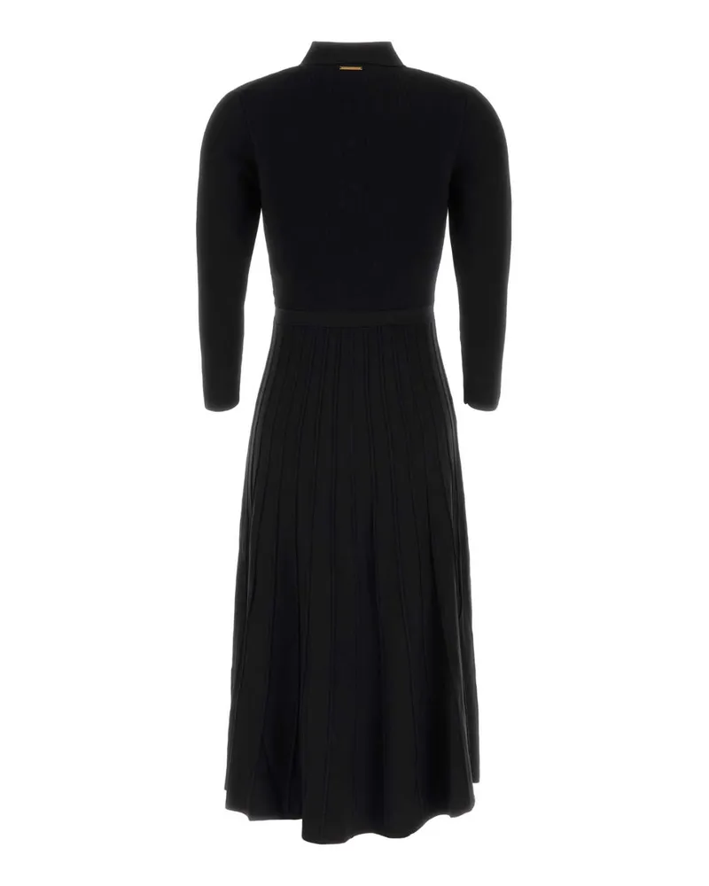 Michael Kors Women Polo Flare Midi Dress Black Abiti Black