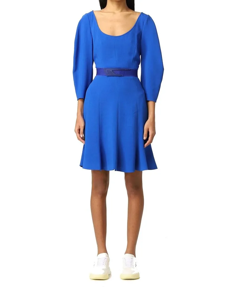 Stella McCartney Women's Blue Viscose Casual Dress Blue