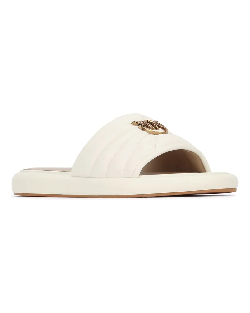 Pinko Women's Fiona 03 - Slipper Z12 Rubber Slippers Flat Shoes White