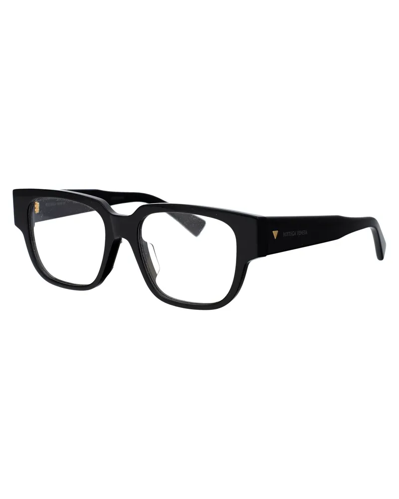 Bottega Veneta Women's Sunglasses Bv1289o Black-Black-Transparent Acetate Glasses & Frames Black/black/transparent Black