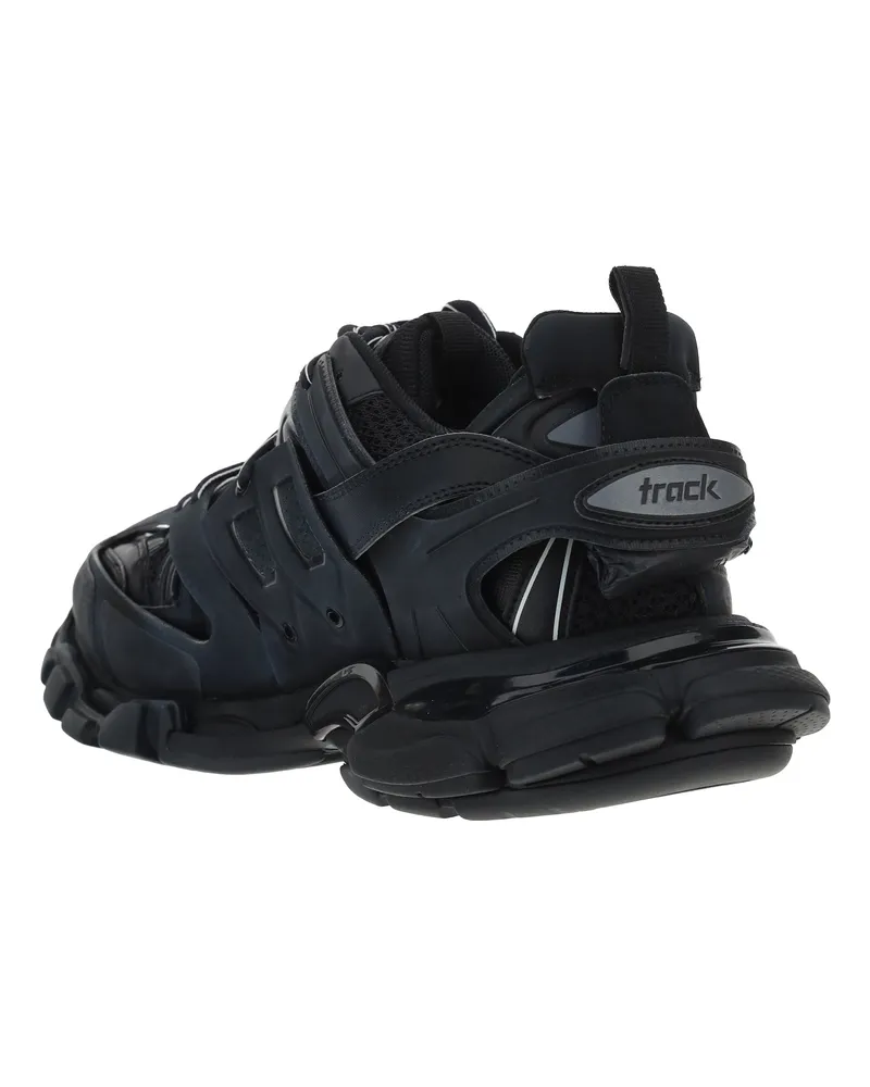 Balenciaga Men's Track Sneakers Black Upper: Polyester Trainers Black
