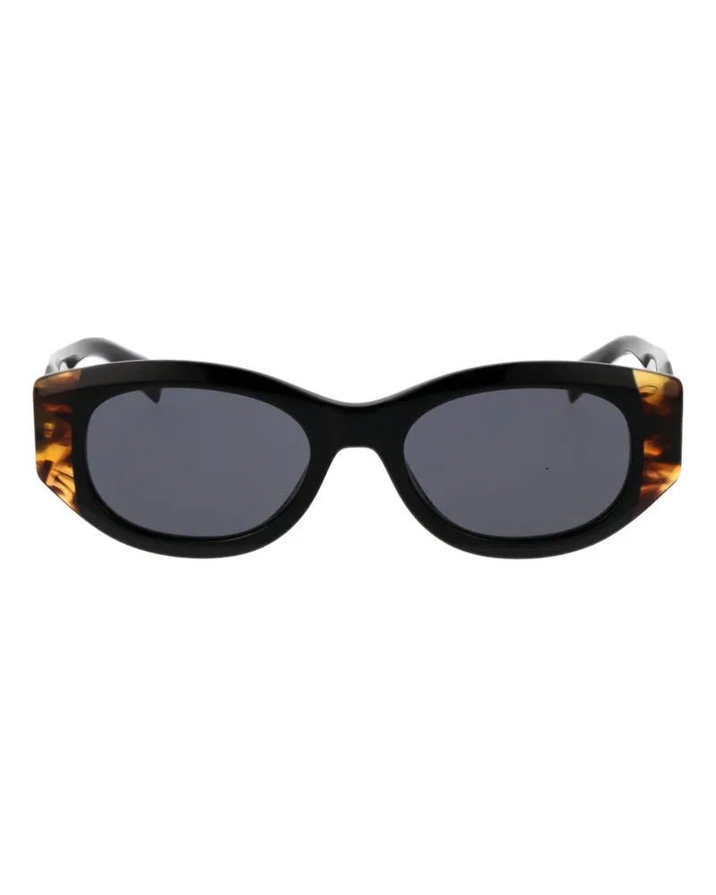 Missoni MI-1067721 Oval Acetate Sunglasses — Black Black