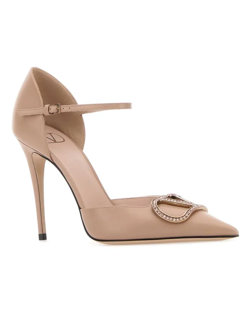 Valentino Garavani Rosecannellevintagerose Scarpe Con Tacco High Heel Shoes Beige