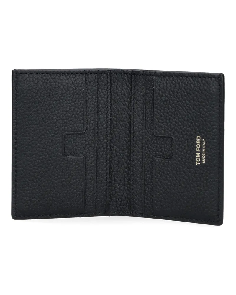 Tom Ford Men's Wallets Black Calf Leather Black