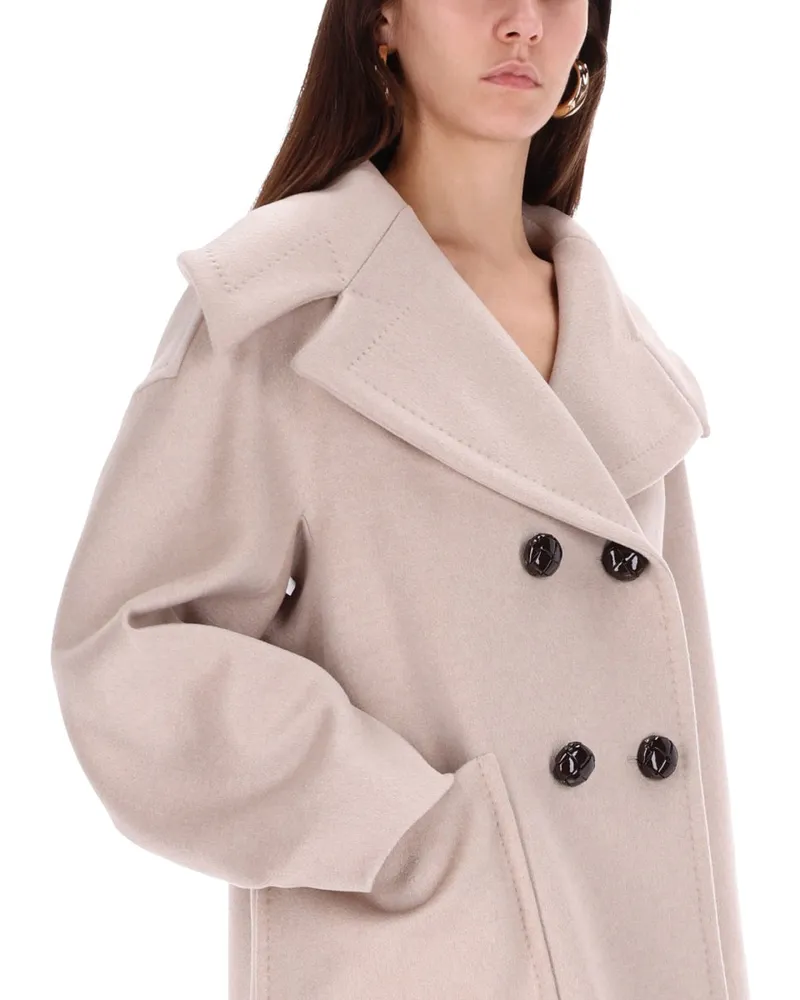 Max Mara Mario Coat — Beige Beige