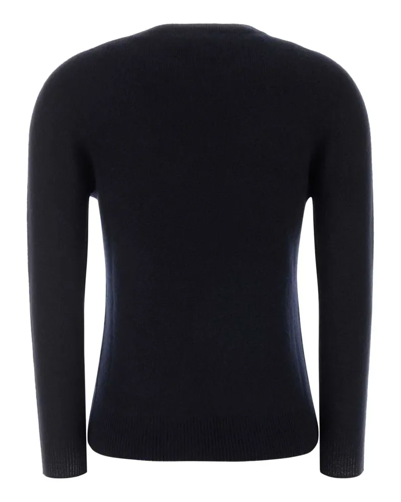 The Row Women's Midnight Blue Cashmere Noler Sweater Darknavy Exterior: Maglieria Navy