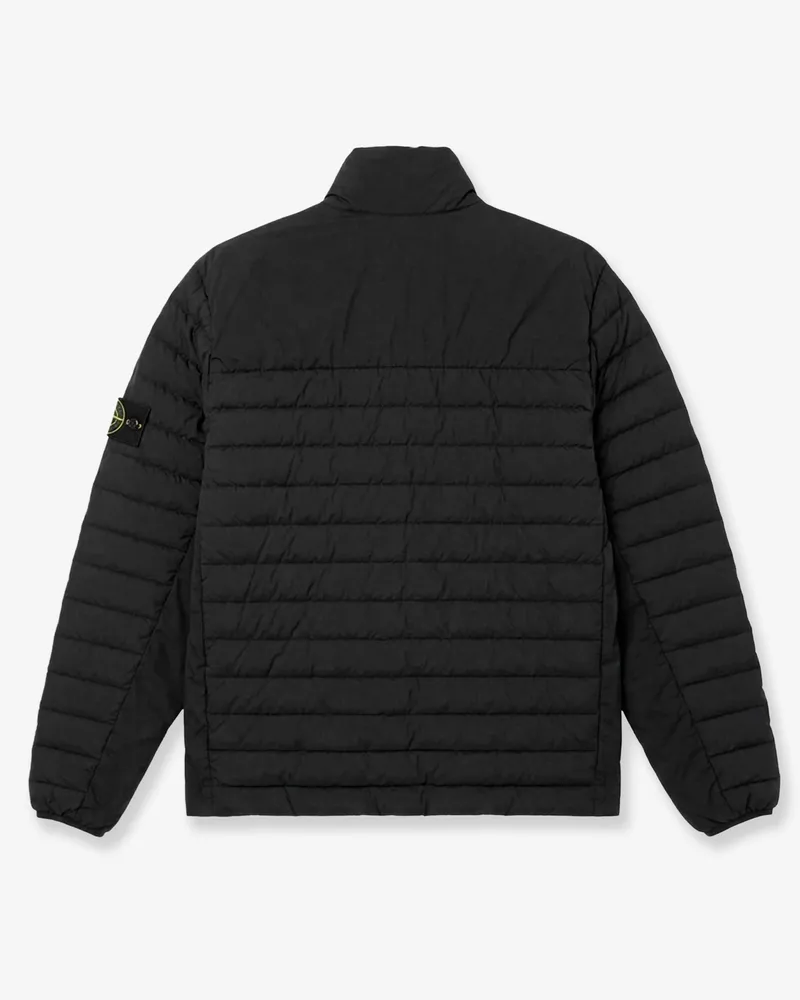Stone Island Men Down Jacket Seamless Tunnel Nylon Black Polyamide Black