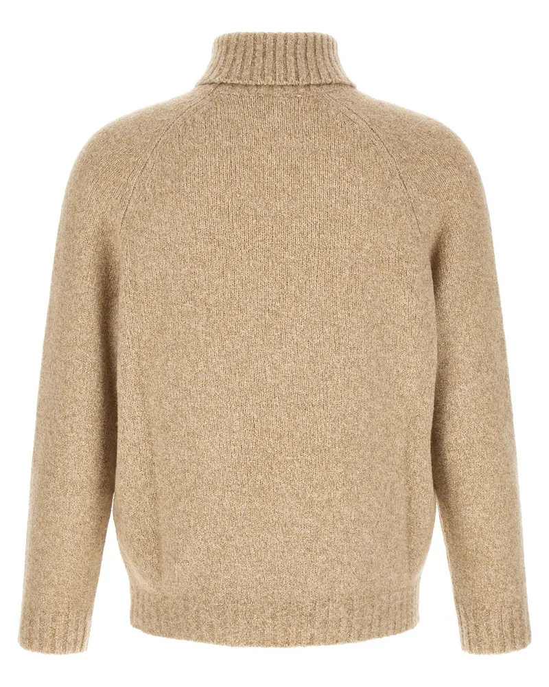 Brunello Cucinelli Men's Beige Virgin Wool Cardigan Clothing Beige