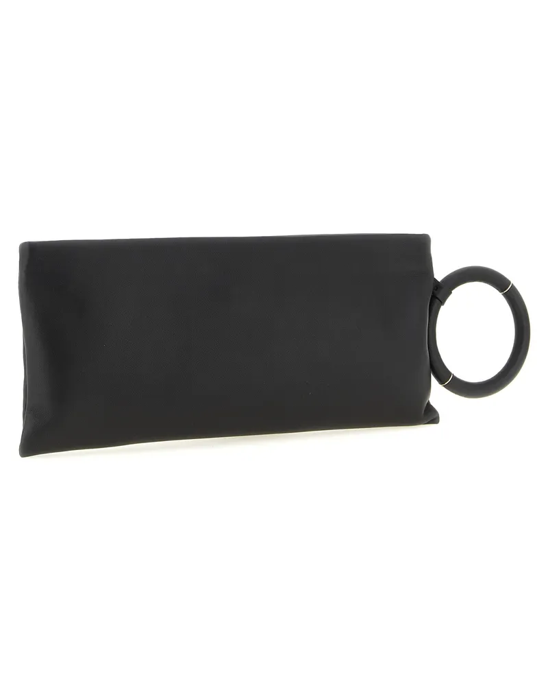 Tom Ford Women's Lambskin Clutch Black Sheepskin Leather Black