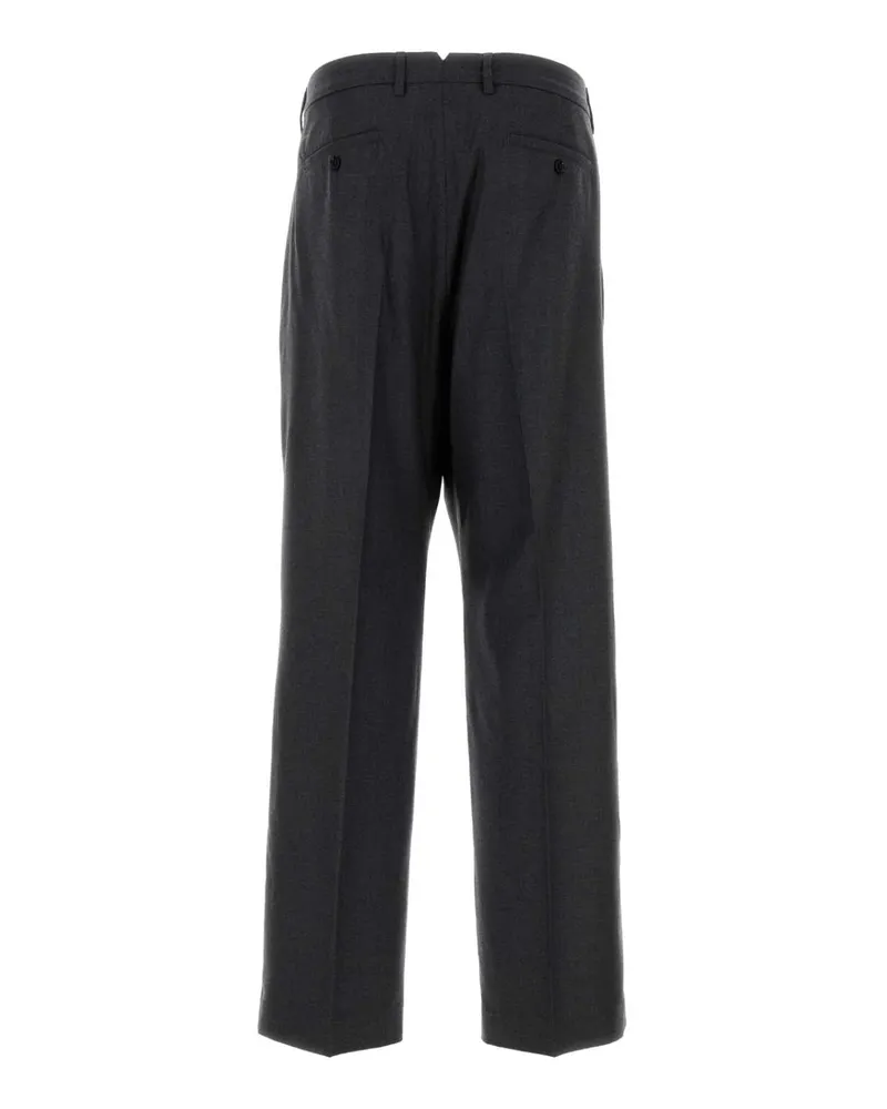 AMI Paris Straight Trousers — Gray Gray