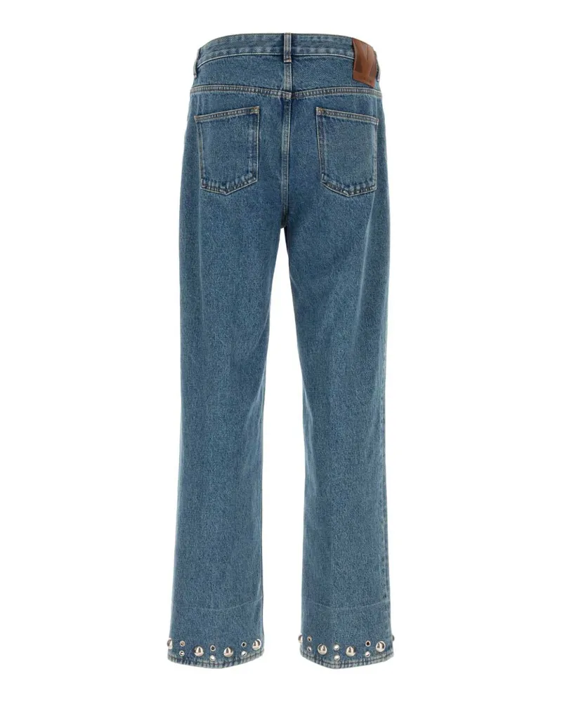 Valentino Garavani 7v3de05pb0w 558 Mediumbluedenim Exterior: Cotton Jean Blue