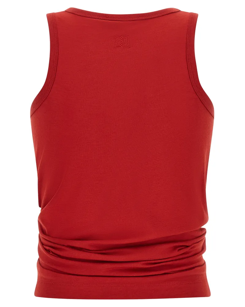 Magda Butrym Tank Top — Red Red