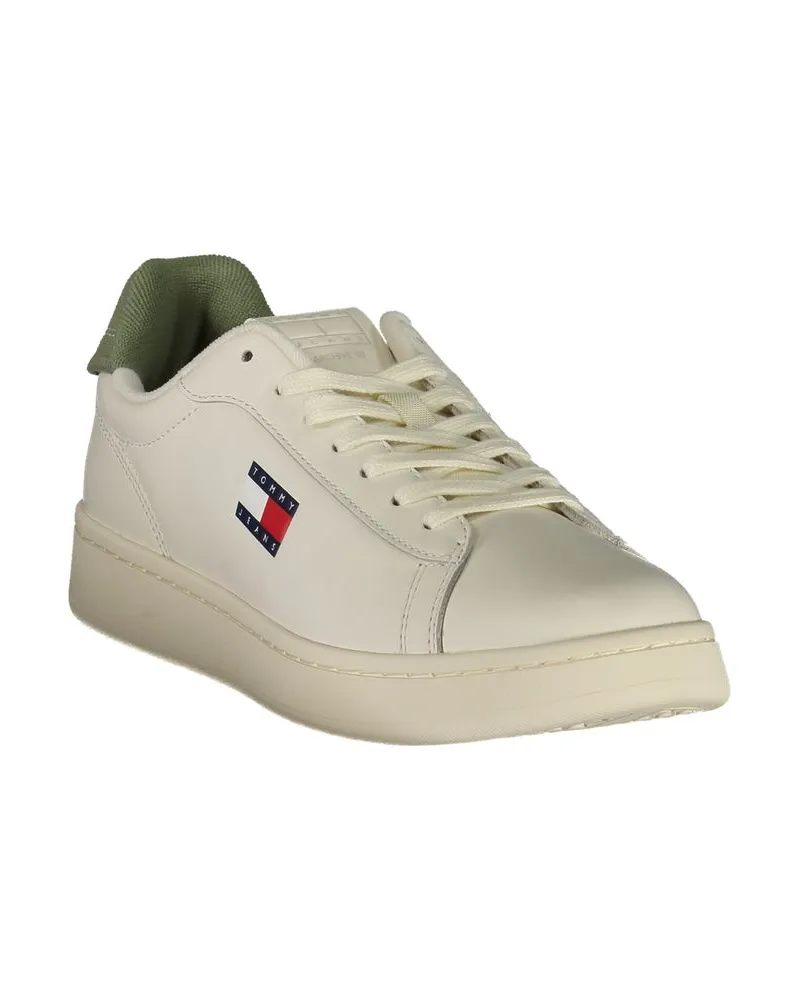 Tommy Hilfiger Logo-Detail Lace-Up Sneaker — White White