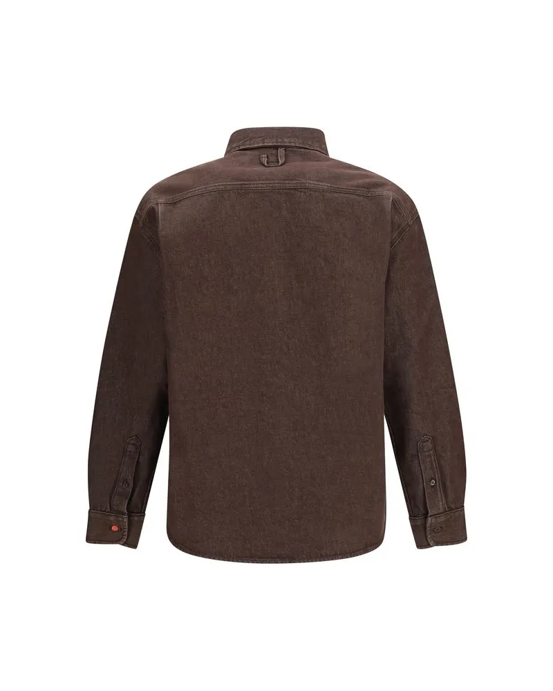 Jacquemus Denim Shirt — Brown Brown
