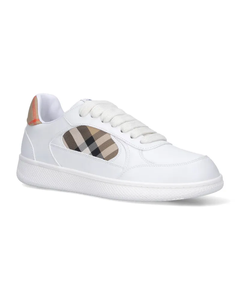 Burberry Men's Sneakers White Calf Leather White
