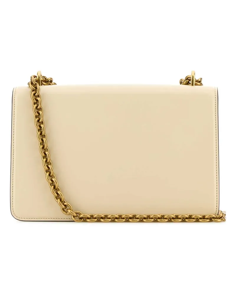 Valentino Garavani Women's Ivory Leather Vain Shoulder Bag Butterwhite Calf - Bos Taurus Borse A Tracolla Beige