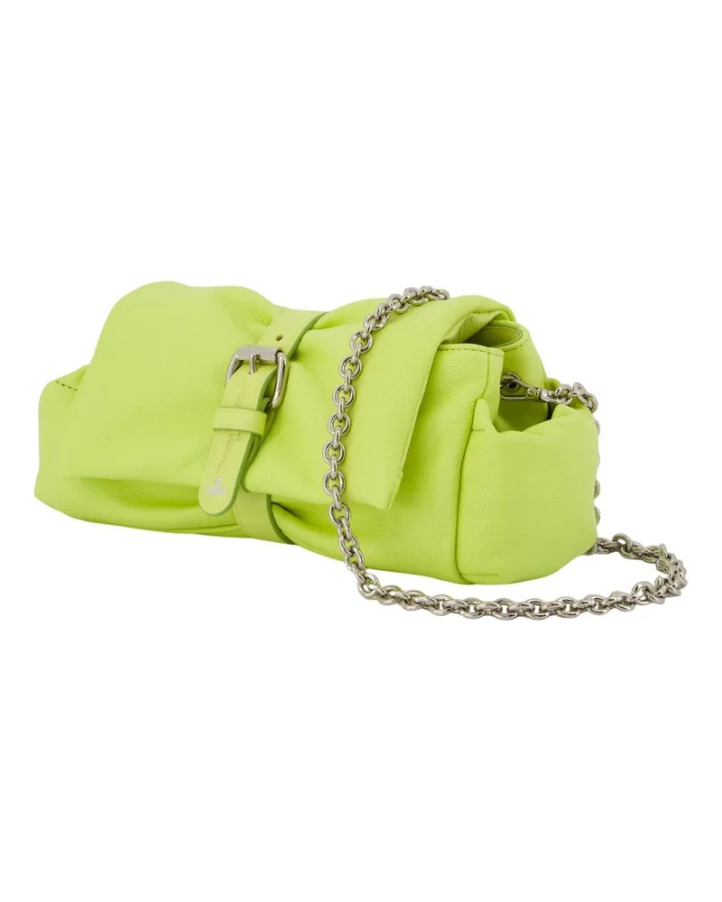 Vivienne Westwood Women's Hazel Treasure Clutch -  Leather Green Calfskin Bags Clutches Green