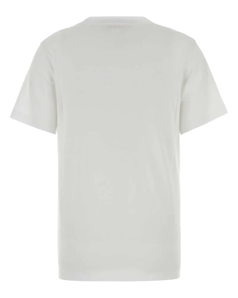 Marni Women's White Cotton T-Shirt Lily Exterior White