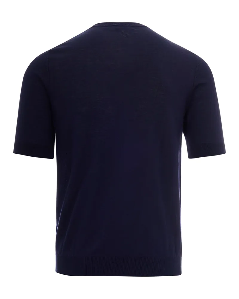 Ballantyne Men's T-Shirt Knit Navy Cotton T-Shirts And Polos Navy