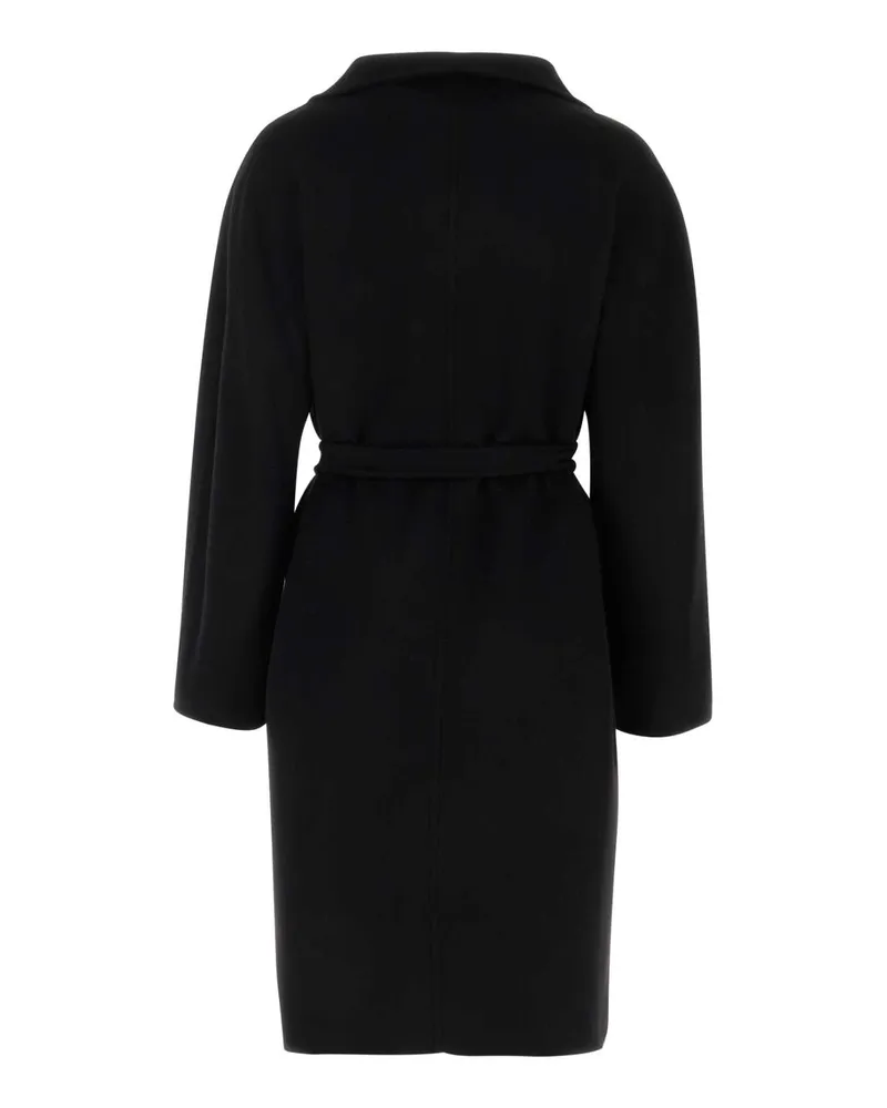 Max Mara Women's Black Cashmere Lilia Coat 004 Exterior: Cappotti Black