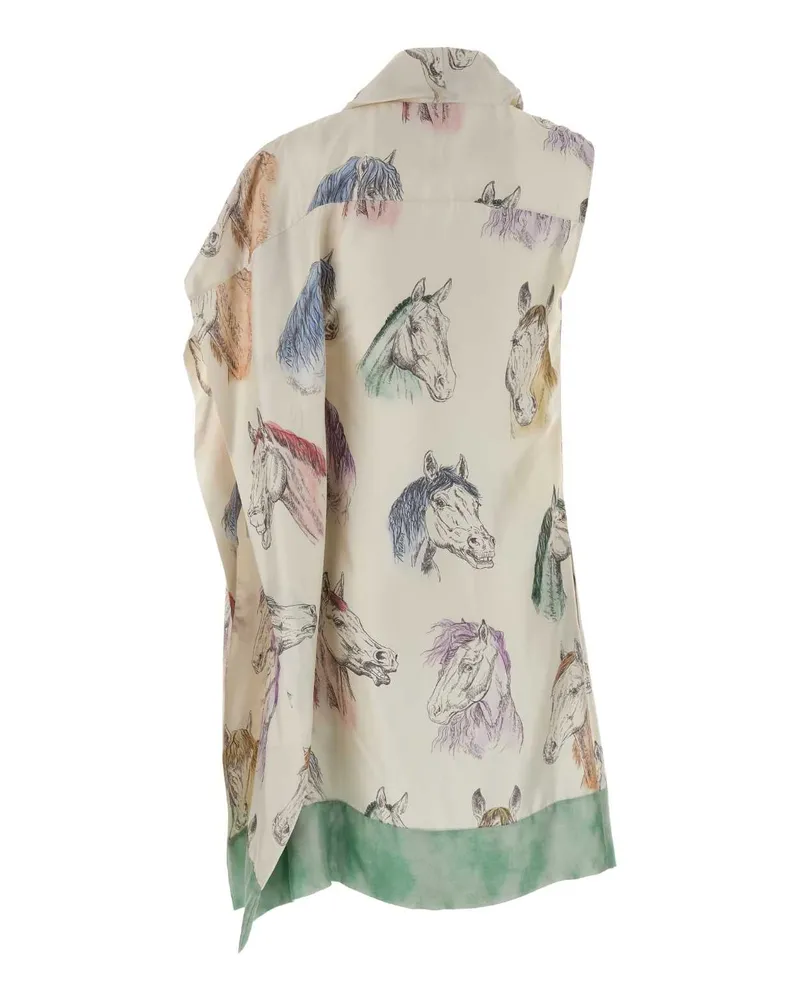 Moschino Women's Abito Fantasiaavorio Abiti Dress Beige