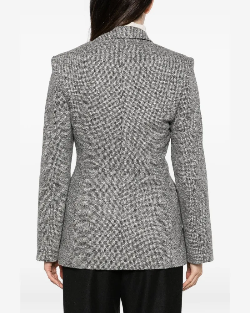 Emporio Armani Tweed Blazer — Grey Grey